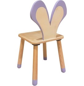 Resim Wood&Joy Renkli Fare Sandalye Gri 