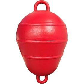 Resim Özbience Kırmızı Tonoz Şamandırası, 25CM Çap, 30CM Uzunluk, 8kg Kaldırma Güç 