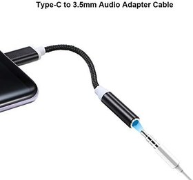 Resim Type-C - Jack 3.5mm AUX Ses Kablosu Dönüştürücü Adaptör USB-C Erkek - 3.5mm Kulaklık Dişi Jack Değiştirme için,C Tipi 