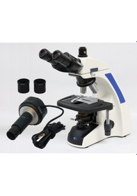Resim Ece Opto-edu Dijital Mikroskop Laboratuvar Araştırma Mikroskobu Trinoküler 2000x Yüksek Kontrastlı Infinity Plan Optik Sistem Ve 5.0mp Mikroskop Kamerası Usb Bağlantılı Alüminyum Bavulda 