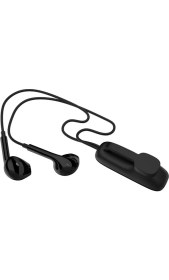 Resim Bix Klipsli Bluetooth 5.3 Tws Mikrofonlu Kulak Içi Yaka Kulaklık Siyah 