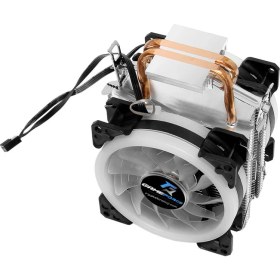 Resim Gameforce Copper 2 Uyumlu CPU Soğutucu Siyah-Beyaz 90 mm Fan ile Güçlü Soğutma 