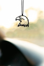 Resim mufamet Metal Kartal Motifli 6 Dikiz Aynası Süsü Oto Aksesuar Araba Süsü 