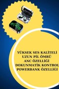 Resim makay Yeni Nesil Kaliteli Akıllı Saat ve Kablosuz Bluetooth Kulaklık Yüksek Ses Kaliteli 