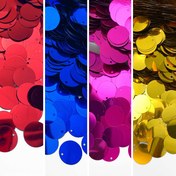 Resim 650 adet Payet Boncuk - Canlı Çok Renkli, Büyük 15mm, Kenar Delikli, DIY Dikiş için El Yapımı, Dekoratif Parlatma Dolgu Malzemesi - Saklama ve Düzenleme için Uygun Paket 