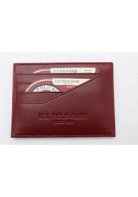 Resim U.S. Polo Assn. Plcuz 8435 U.S.Polo Assn.Hakiki Deri Kartlık-Bordo 