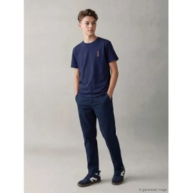 Resim LC Waikiki Lcw Kids Lacivert Regular Fit Erkek Çocuk Gabardin Pantolon 