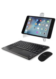 Resim Microcase Samsung Uyumlu S11 Ultra 14.6 İnch Tablet İçin Tablet Bluetooth Touchpad Klavye 28 Cm Tr Sticker + Mouse + Stand - Al2757 Tablet Tutucu 