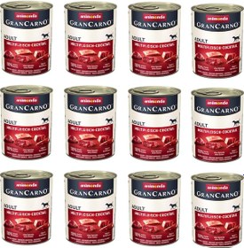Resim Animonda Gran Carno Karışık Etli Köpek Konserve 400 G X 12 Adet 