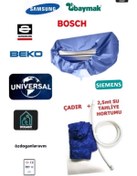 Resim Ermiya Unico Klima Temizleme Branda 9 12 18-btu 3 Mt Hortum Fırça Eldiven 