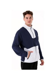 Resim Scorp Spark Tam Fermuarlı Erkek Sweatshirt Lacivert Standart 