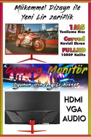 Resim Zeiron Zgx52 Ryzen 5 3600 32GB Ram 512GB NVMe M.2 SSD RX550 GDDR5 23.8" Curved Oyuncu Masaüstü Bilgisayar 