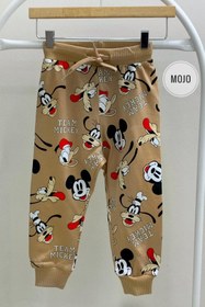 Resim Mojo Bebek Mojo Unısex 1-6 Yaş Mickey Baskılı Eşofman Altı 3008 