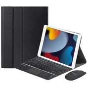 Resim Microcase iPad Uyumlu 9.Nesil 10.2 Bluetooth Touchpad Klavye+Mouse+Kılıf 
