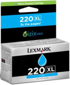 Resim Lexmark HPZR Lexmark 220XL-14L0175A Mavi Kartuş Uyumlu 