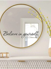 Resim Janusmania Believe In Yourself Ayna Sticker Duvar Sticker 