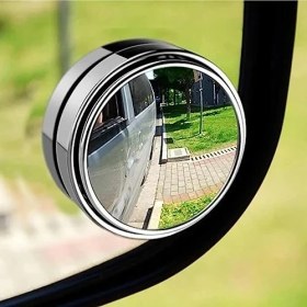 Resim Larskas K.dot Çerçeveli Gerçek Cam Kör Nokta Aynası 360 Derece Hareketli 3m Yapıştırıcılı Park Yardımcısı 2 Adet 