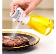 Resim Spreyli Cam Yağ Sirke Şişesi 