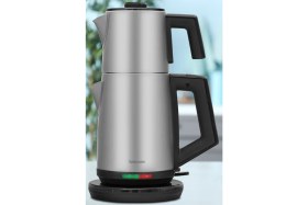Resim Goldmaster IN-6127 Demmaster Inox Çay Makinası - Damlatmaz Ağız 