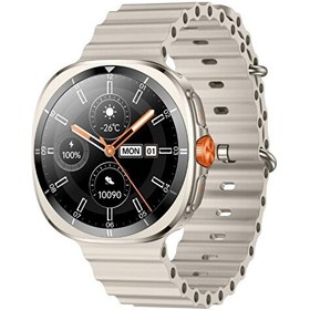 Resim TSW2 1.43" AMOLED Ekran Bluetooth 5.3 Telefon Görüşme iOS - Android Uyumlu Metal Titanyum Akıllı Saat 