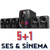 Resim Mikado MD-381BT 5+1 Usb -Sd - Fm Destekli Multimedia Bluetooth Speaker Mikado MD-381BT 5+1 Usb -Sd - Fm Destekli Multimedia Bluetooth Speaker