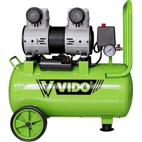 Resim Vido WD060212415 1.5 HP 7 Bar 24 L Yağsız ve Sessiz Kompresör 