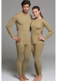 Resim Momslab Unisex Haki Soğuk Havalar İçin İdeal Termal Takım Siyah 