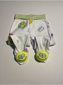 Resim Unisex Bebek Patikli Emoji Figürlü Tek Alt 