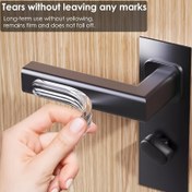 Resim 4/8/10 adet Şeffaf Anti-Çarpışma Kapı Kolu Koruyucu, İz Bırakmayan Silikon Kapı Kolu Koruyucu - Şok Emici Ped, Buzdolabı, Dolap, Kapı için Uygun - Kolay Kurulum, Yumuşak Yastık 