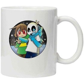 Resim Kupa Bardak Undertale Skull Sans Os 