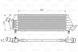 Resim VALEO 818354 | Turbo Radyatörü (Intercooler) 04-Micra 1.5 DCI 