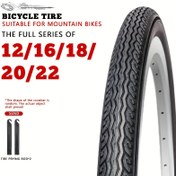 Resim 12/14/16/18/20/22 × 1.75 bisiklet scooter dış lastikleri, kaymaz ve aşınmaya dayanıklı, hediye olarak 2 lastik kaldırma çubuğu dahil, Noel için en iyi, Şükran Günü için mükemmel 