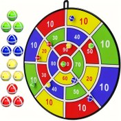 Resim 26 Çocuk Dart Tahtası Seti - 12 Yapışkan Top - 3-12 Yaş Arası Erkek ve Kızlar İçin İç/Dış Mekan Eğlenceli Parti Oyunu - Mükemmel Doğum Günü Hediyesi, Noel ve Cadılar Bayramı Hediyesi, Şükran Günü Hediyesi! 