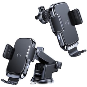 Resim Jlm02 Akıllı Kablosuz Araç Şarj Cihazı 15w Hızlı Şarj Telefon Montajlı 