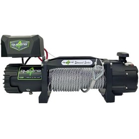Resim Qautro 24v 13500 Lb Çelik Halatlı Çekici - Kurtarıcı Celep Vinci 