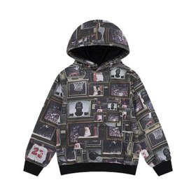 Resim Jordan Kids Jdb Mj Brklyn Aop Ft Po Erkek Çocuk Siyah Sweatshirt 