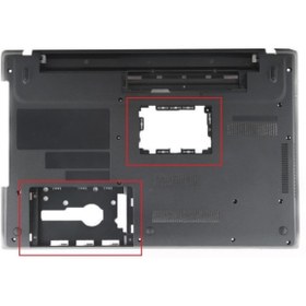 Resim OEM Hp 15-gw0012nt Alt Kasa Silver Uyumlu 