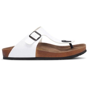 Resim Slazenger Luke Unisex Parmak Arası Terlik Beyaz SA11SE009 