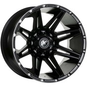 Resim EMR-220-01 12.0x20" -6x139.7 ET-44 110 Matt Black Jant (4 Adet) 