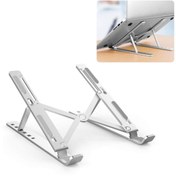 Resim Canderel Alüminyum Notebook Stand Manyetik Katlanabilir Ayarlı Dizüstü Laptop Tablet Standı 