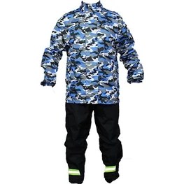 Resim Vexo Sports Kamuflaj Yağmurluk Mavi 