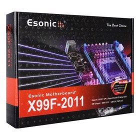 Resim Esonic Boxd X99F-2011EK Intel Socket 2011-v3 Xeon E5 DDR4 DIMMs slots, MAX.64GB IH81/X99 Anakart 