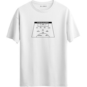 Resim Efsane Milan Kadrosu - Regular T-Shirt - Beyaz / L 
