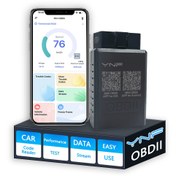 Resim Kablosuz 5.0 OBD2 Okuyucu, OBDII Araba Kodu Tarama Aracı AM2 Teşhis Aracı IOS ve Android Otomatik Kod Tarama Aracı OBD2 Arabalar için 1996'dan beri Uyumlu, Pil Olmadan 