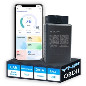 Resim Kablosuz 5.0 OBD2 Okuyucu, OBDII Araba Kodu Tarama Aracı AM2 Teşhis Aracı IOS ve Android Otomatik Kod Tarama Aracı OBD2 Arabalar için 1996'dan beri Uyumlu, Pil Olmadan 