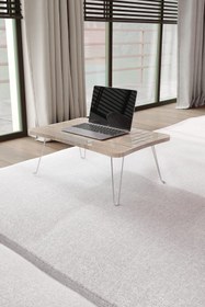 Resim Zuesse Dizayn Taşınabilir Katlanır Yatak Koltuk Üstü Hasta Servis Laptop Bilgisayar Çalışma Sehpası - Sonomo 