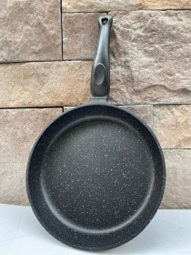Resim Elit Alüminyum Döküm Granite 28 Cm Tava Siyah 