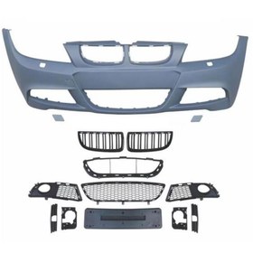 Resim Oled Garaj E90 3 Serisi 2007-2012 İçin Uyumlu LCI MT Ön Tampon Panjur Seti 