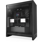 Resim H7 Flow(2024) CM-H72FB-01 Black Tempered Glass USB 3.2 ATX Mid Tower Kasa Nzxt