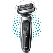 Resim Braun Yeni Seri 7 S1000S Kablosuz Tıraş Makinesi Autosense 360° Flex Easyclick Islak & Kuru 